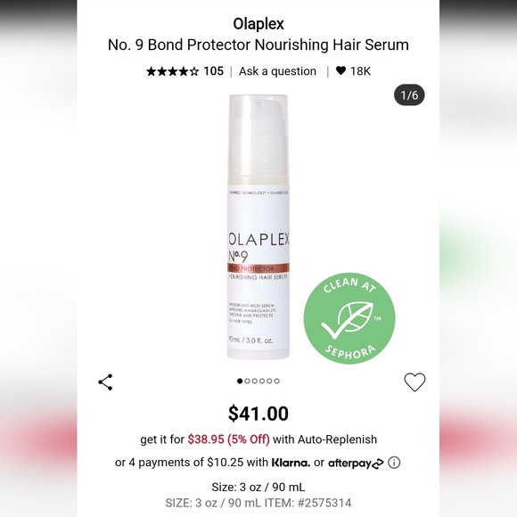 OLAPLEX Other - OLAPLEX NO 9 - Bond Protector Nourishing Serum - Professional hair products